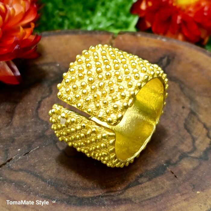 Anello Filigrana Fascia Alta Oro - immagine 2